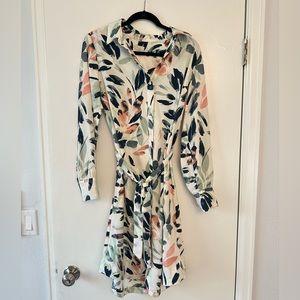 Flower Wrap Dress